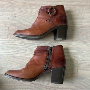 Frye Ankle Leather Boots